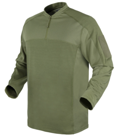 The Condor Trident Battle Top (LS) combines soft knitted jersey with UV blocking characteristic, breathable and moisture-wicking mesh panels provide airflow. This dual-fabric combination will keep you running cool & dry in any sweltering environments.