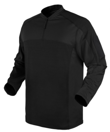 The Condor Trident Battle Top (LS) combines soft knitted jersey with UV blocking characteristic, breathable and moisture-wicking mesh panels provide airflow. This dual-fabric combination will keep you running cool & dry in any sweltering environments.