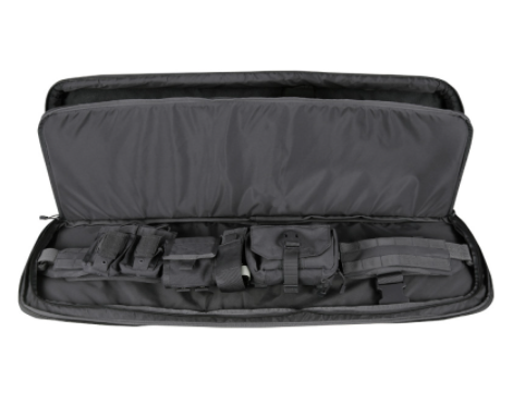 The CONDOR Javelin 36-Inch Rifle Case is a modernized weapon case designed to blend into an urban setting. The case boasts a roomy interior that can comfortably hold one rifle up to 36 inches in overall length. The expandable main compartment provides additional storage space for your kit,