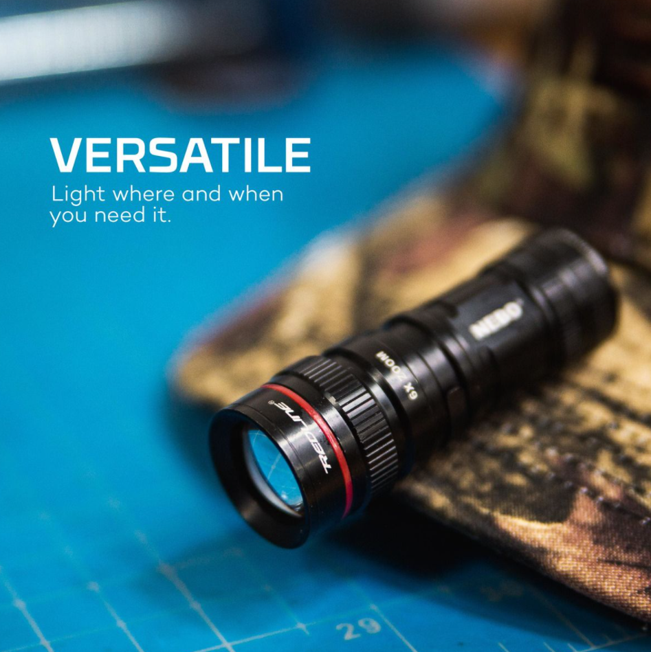 nebo 6x zoom flashlight NEBO Micro REDLINE OC Flashlight (6272-A) – CC Military Surplus, Inc