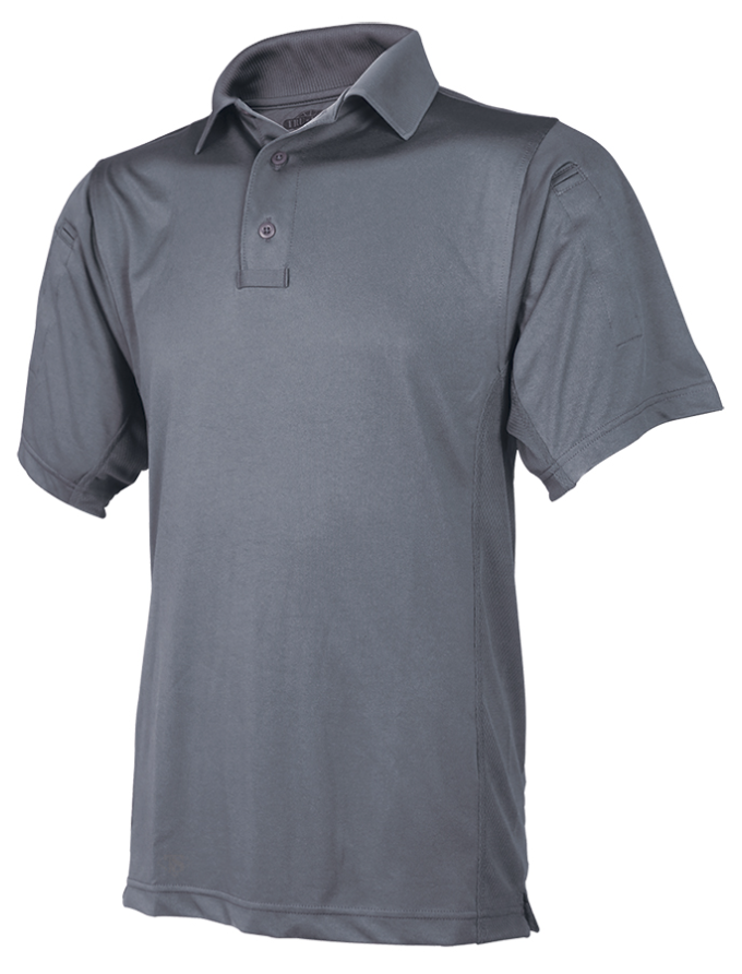 MEN'S 24-7 SERIES® ECO TEC POLO- Steel Grey (4077)