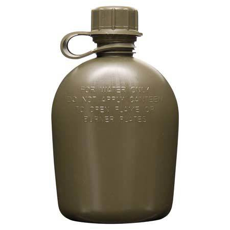 1 Quart Plastic Canteen Military Canteen Portable Military Water